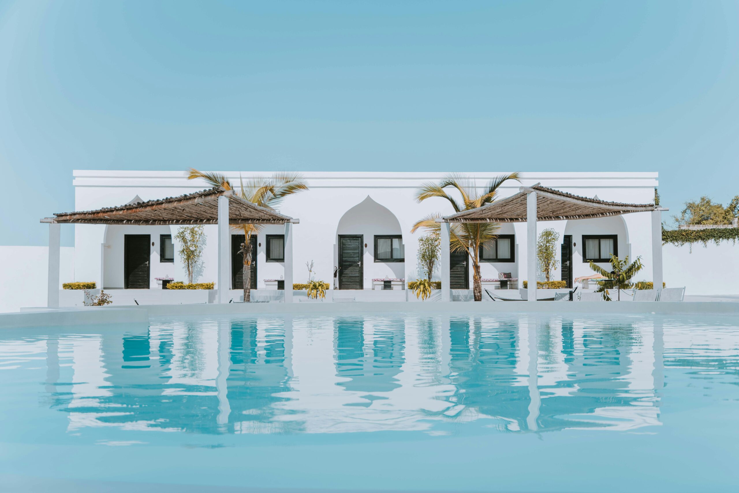 Villa by the pool in Zanzibar